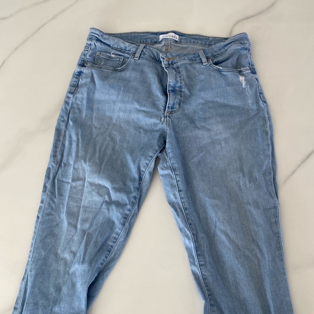Loft Skinny Cropped Jeans